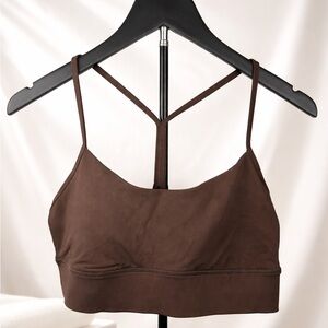 Lululemon Flow Y Bra Nulu Light Support Brown